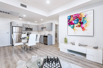 Luxury vinyl plank flooring throughout