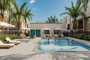 Granada Hills apartment for rent - ARTIST'S RENDERING: Pool opening anticipated later this year. Final details may vary.