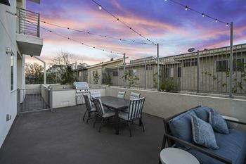 Garden terrace for alfresco dining
