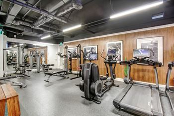 Modern fitness center