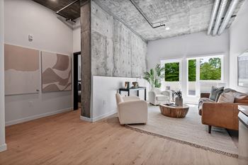 Exposed concrete walls (in select homes)