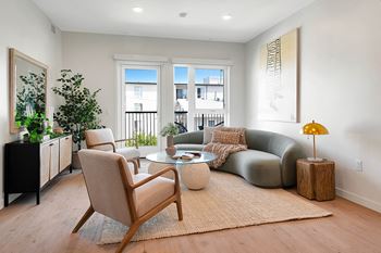 Hardwood style flooring throughout