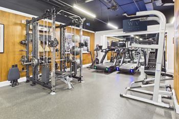 Modern fitness center
