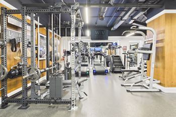Modern fitness center