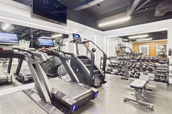 Modern fitness center