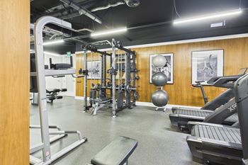 Modern fitness center