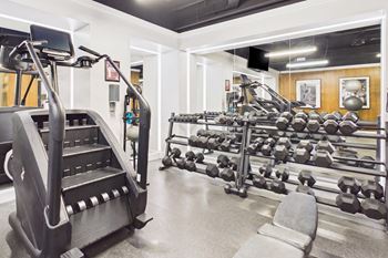 Modern fitness center