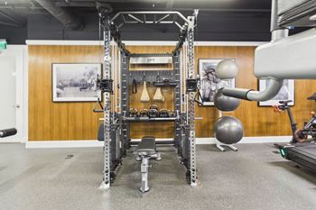 Modern fitness center