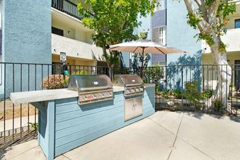 Newly renovated picnic area with bbqs