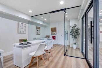Newly renovated leasing office