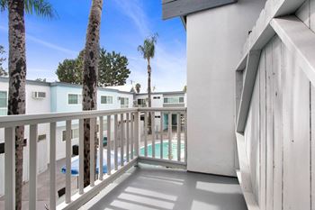 Patio/balcony in select homes