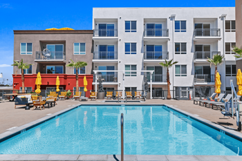 Swim deck - pool, spa and cabana lounge