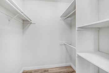 Walk-in closets (in select homes)
