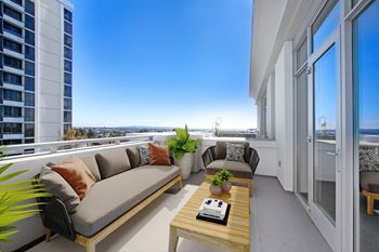 Private and spacious balconies