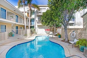 Sparkling swimming pool