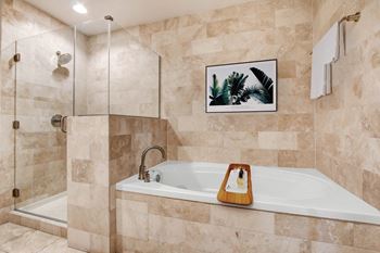 Resort-inspired luxury bathrooms
