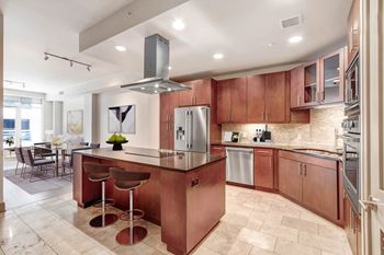 Custom-designed kitchen cabinetry