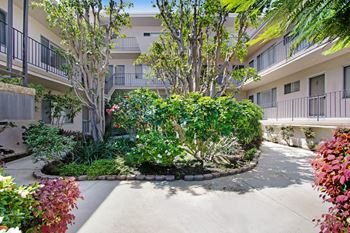 Lush landscaping