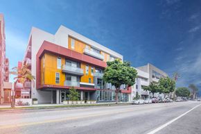 Santa Monica apartment for rent - Exterior Street at Seventh West Apartments, Santa Monica, CA