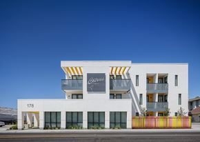 Chula Vista apartment for rent - A modern building with the number 178 on the front.