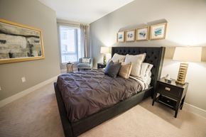 Indianapolis apartment for rent - Emerald Style Floorplan Bedroom at Quarry at River North Apartments, Indianapolis, IN 46240
