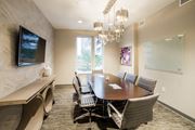 Indianapolis apartment for rent - Interactive Social Space with USB Charging Stations and Television at Quarry at River North Apartments, Indianapolis
