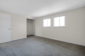 Clarksville apartment for rent - Bedroom in a 2-bed, 1-and-a-half-bath townhome at Colonial Village Apartments.