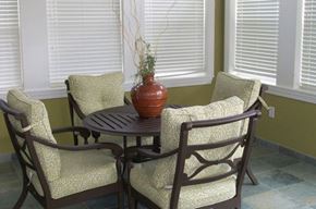 Indianapolis apartment for rent - Clubhouse interior at Four Seasons at Hawthorne Apartments, featuring seating area.