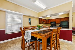Muncie apartment for rent - Community room kitchen at Carriage House Apartments, Muncie, IN