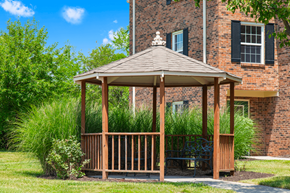 Franklin apartment for rent - Gazebo at Northwood Apartments in Franklin, offering a peaceful outdoor space for residents.