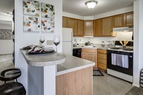Greenwood apartment for rent - Kitchen and Breakfast Bar at Ashmore Trace Apartments