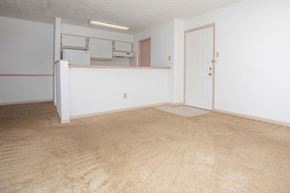 Suffolk apartment for rent - Open concept living and dining space at King's Landing Apartments