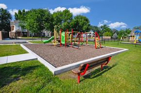 Lafayette apartment for rent - Playground featuring slides and climbing structures  at Copper Gate, Lafayette, IN