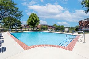 Fort Wayne apartment for rent - Outdoor pool with seating at Archer's Pointe.