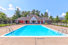 Louisville apartment for rent - Swimming pool at Hampton Place Apartments, offering a relaxing area and clear water.