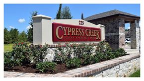 Mount Pleasant apartment for rent - a photo of the cypress creek sign in front of the building