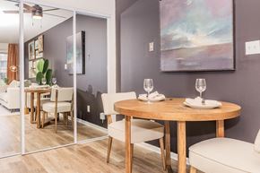 Hales Corners apartment for rent - a dining room with a table and chairs