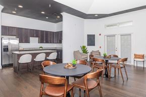 Watchung apartment for rent - a dining room and kitchen with a table and chairs