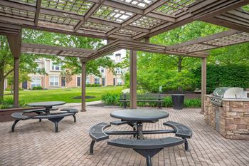 Picnic area with barbecue