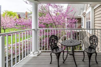 Private balcony and patio
