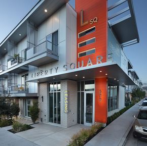 Salt Lake City townhouse for rent - the facade  at Liberty Square Apartments - Saltlake City, UT Apartments, Saltlake City, UT, 84102