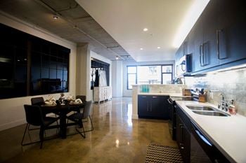 Artistic finished dining room