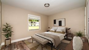 Daytona Beach apartment for rent - A bedroom with a large bed and a window.