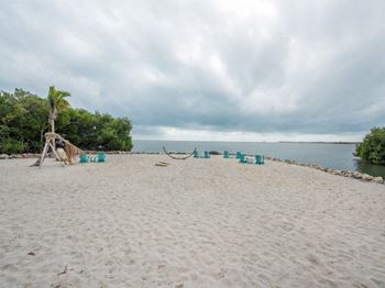 Private community beach