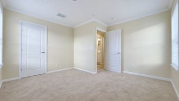 Carpet in bedrooms
