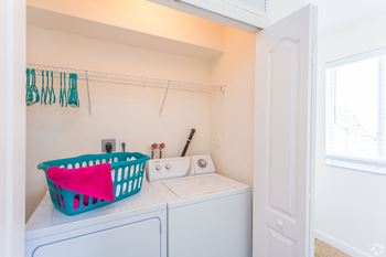Full-size washer and dryer