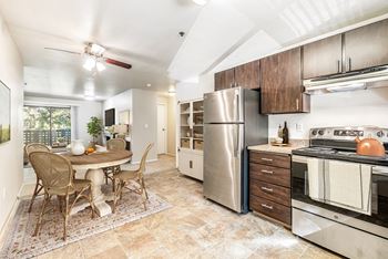 Spacious kitchens