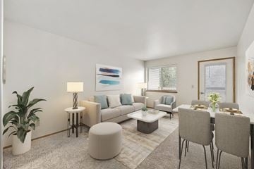 Centralia apartment for rent - a living room with couches and chairs and a table