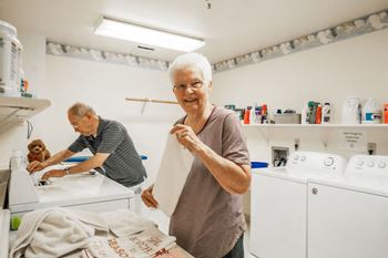Multiple, free laundry facilities