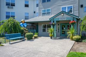 Beaverton apartment for rent - A small building with the number 3245 on it.